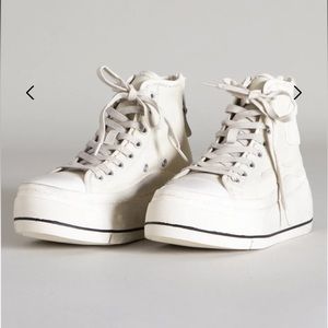 R13 platform high top sneaker size 5 NEW